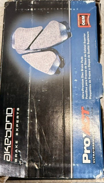 Akebono ACT883 ProAct Ultra-Premium Ceramic Disc Brake Pad Set Automotive Units