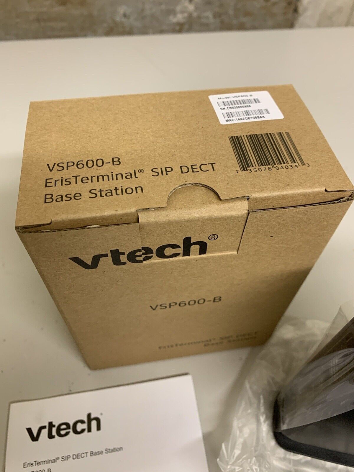 VTech ErisTerminal VSP600-B SIP DECT Base Station