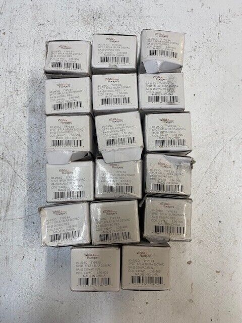 17 Qty of White Rodgers 90-293Q 24VAC Furnace Fan Relay (17 Quantity)