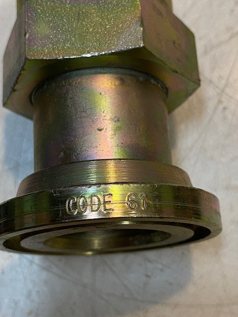 4 Quantity of Code 61 Hydraulic Fitting Straight Adapters 33 (4 Quantity)