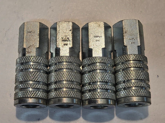 4 Quantity of AMFLO C10 1/2" Quick Connect Hydraulic Fittings 1/2" FNPT (4 Qty)