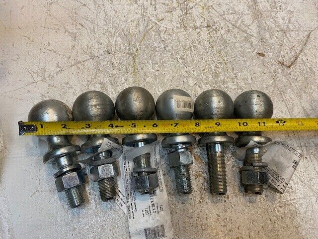 6 Quantity of ACME 2" 3,500 lbs Trailer Ball Hitches 2-1/4" Shank (6 Quantity)