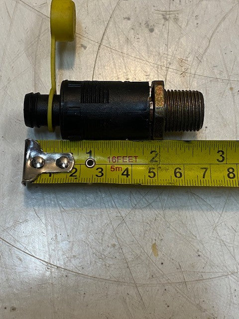 8 Quantity of Oil Drain Valves with Caps 2-5/8" Long 16mm Thread 23mm OD (8 Qty)