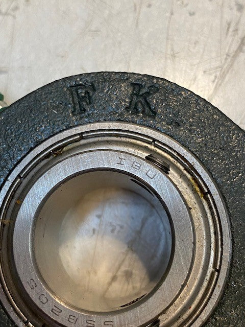 2 Qty of FK 2-Bolt Flanges FW205 w/ Insert Bearings SSB205 | 25mm Bore (2 Qty)