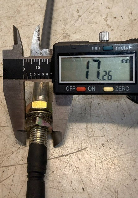 Push-Pull Control Cable 27 In Mechanical Actuation Linkage Flexible Control