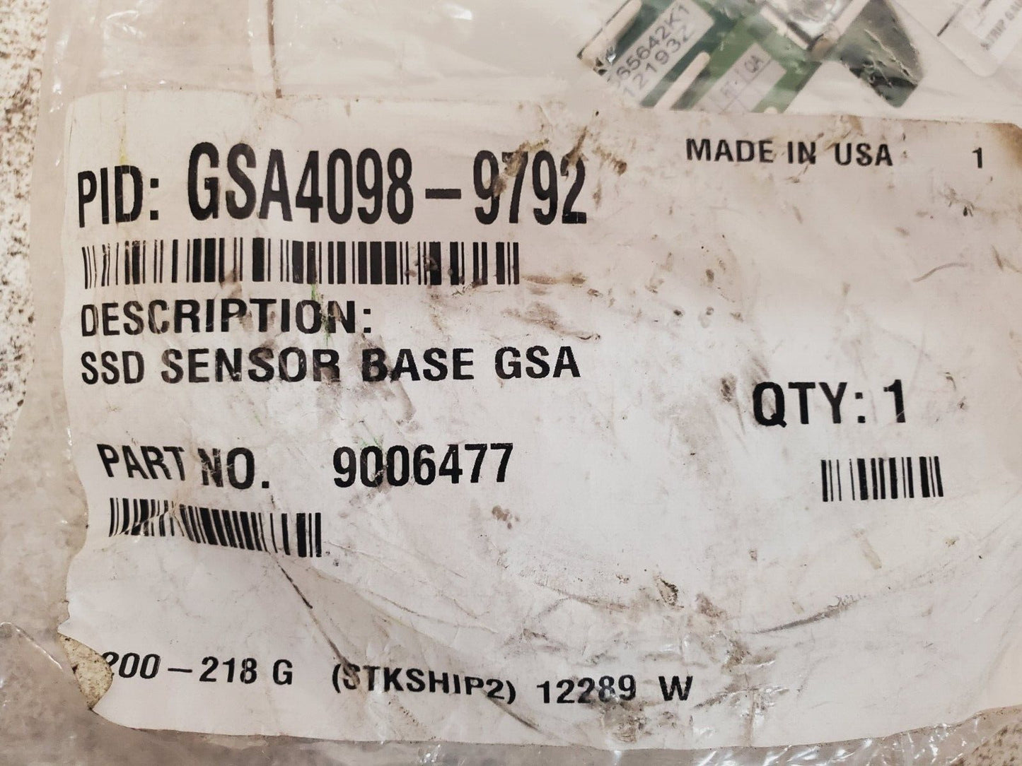 2 Qty Simplex Standard Sensor Bases GSA4098-9792 | 9006477 | 9200-218G (2 Qty)