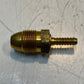 16 Quantity of Brass Hose Barb Fittings 2-3/8" L 22mm Thread 8mm Nose (16 Qty)
