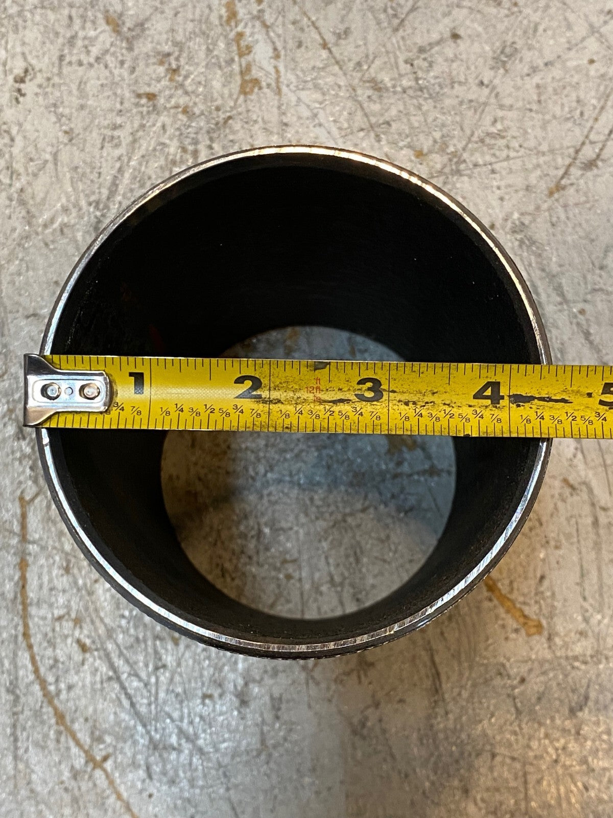 2 Quantity of ASC Pipe Nipples Black Anodized Steel 4"x7" 0330054800 (2 Qty)