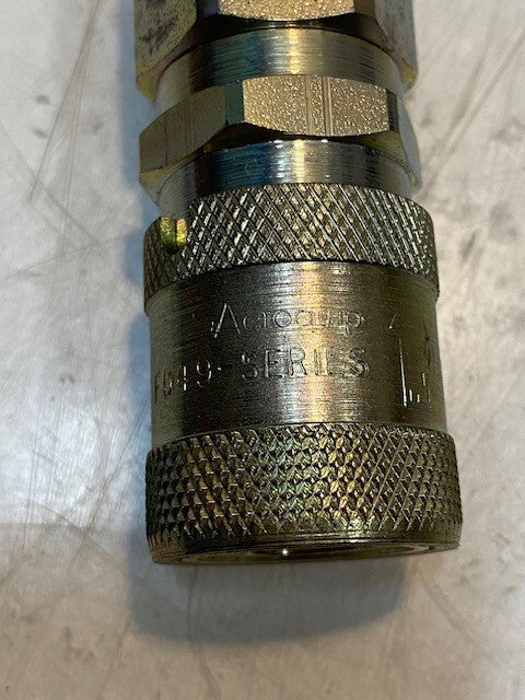 Aeroquip 3/8” Hydraulic Coupling Fitting FD49 Series 27mm OD 18mm ID