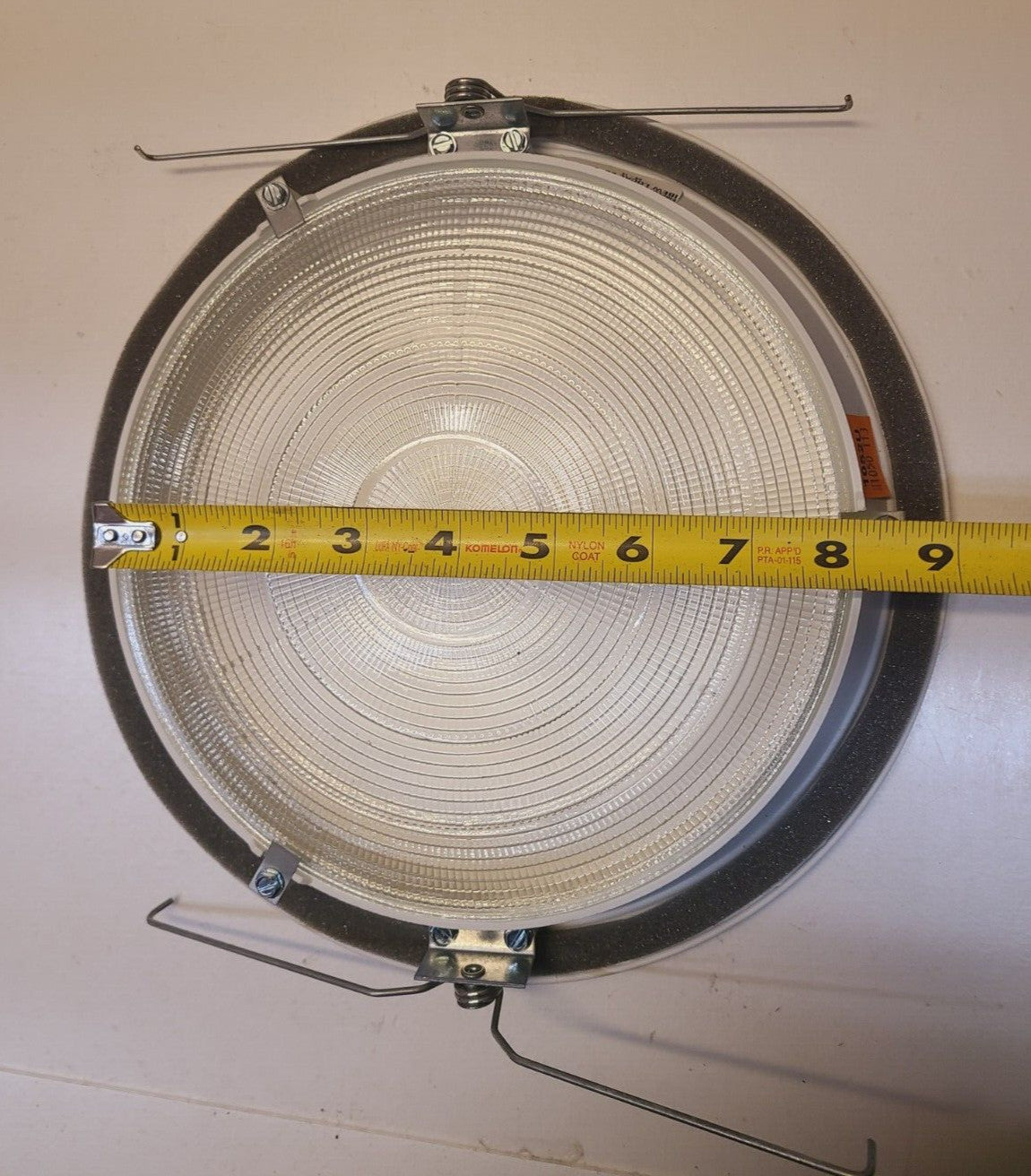 Portfolio 8" RD Recessed Regres Finish All White 10012-P | 10012 PWH