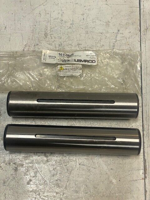 2 Lot of Lempco 951-1640 2" OD 10" Long Straight Guide Post (2 Qty)