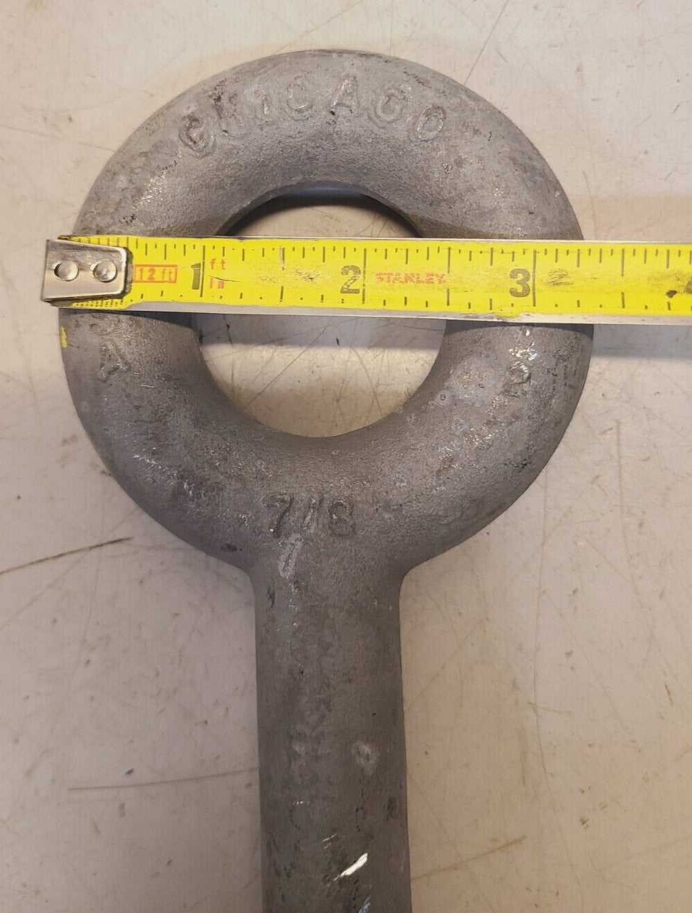 Chicago Regular Eye Bolt 7/8" | J12