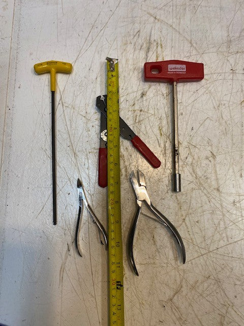 Electrician's Kit Wekador & Bondhus T-Handles, GS-40 Wire Stripper, 2 Nipers