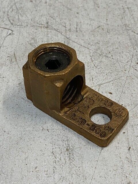 Thomas & Betts 71020 Mechanical Copper Cone Screw Lug Connector 2/0-500 Wire