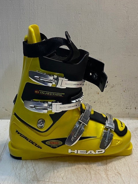 Head High Performance Yellow Ski Boots Worldcup N-99 MP 290 Size 29.0 | 290-295