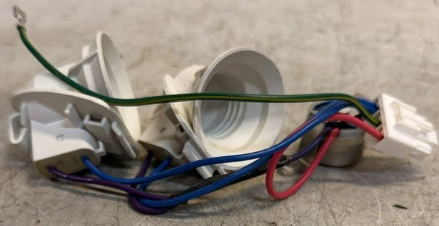 LG Refrigerator Interior Dual Lamp Light Socket Assembly PS155U | 6930JK2001B