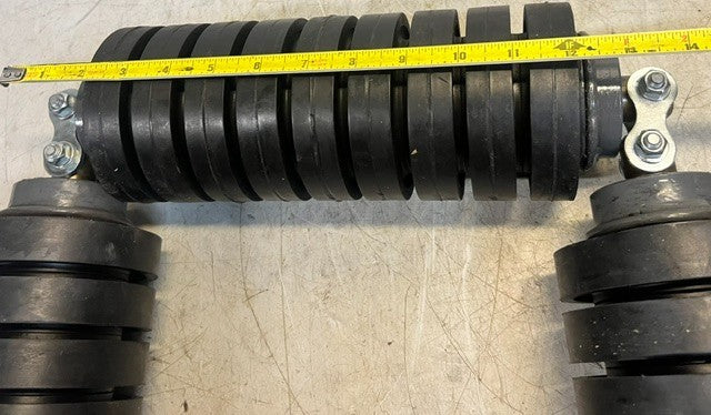 3-Piece Idler Roller Set For Conveyor Belt Assembly Heavy Duty Replacement Unit