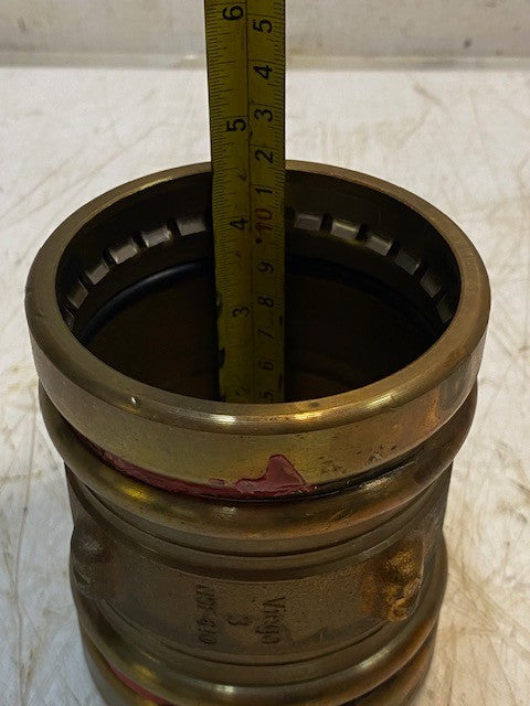 Viega Pro Press Ridgid 91482 | 3" Coupling C x C No Stop Pipe Fitting Adapter