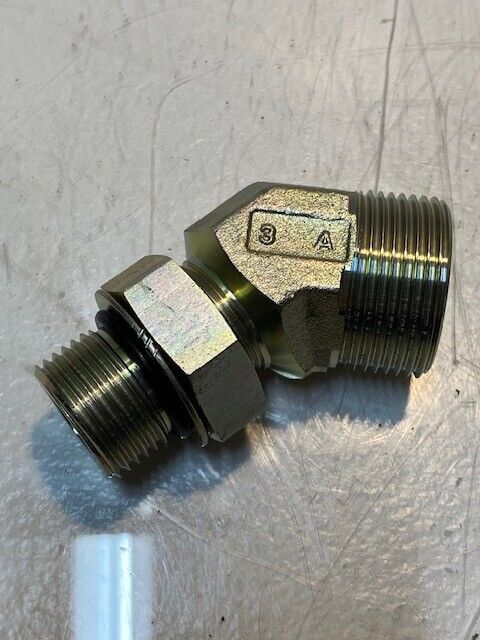 New Holland Elbow Fitting 85803487 | 36mm Thread 21mm ID 27mm Thread 15mm ID