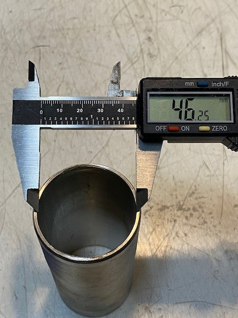 4-1/2" Welding Hose Adapter Stainless Steel Trynox 46mm ID 50mm OD