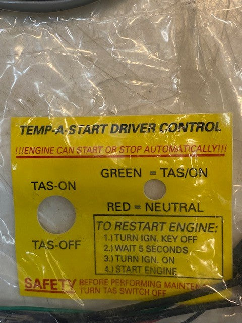 TEMP-A-START DRIVER CONTROL CAROL CABLE KIT CM 22 AWC E111240-8 CSA LL69381