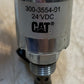 CAT Caterpillar OEM 300-3554-01 24VDC SOLENOID VALVE COIL & VALVE ASSEMBLY