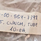 10 Quantity of Clinch Tube Fitting Sleeves 4730-00-554-7398 (10 Qty)