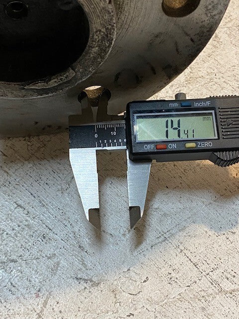 Axle Shaft 6-Lug 33-Spline 33" Long 14mm Lug Holes 42mm Shaft Dia. 36mm End