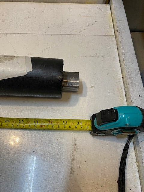 Weasler Stock No 14006442 | 1-3/8" x 6 Spline QD x 1-3/8" Round w/ Pinhole