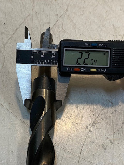 PTD 57/64" Drill Bit 6-1/8" Long 13mm End 23mm OD