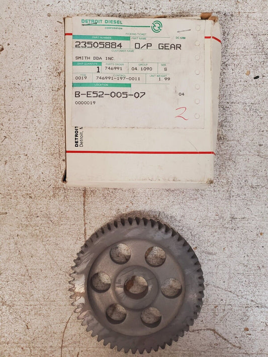 Detroit Diesel Oil Pump Gear 23505884 | B-E52-005-07