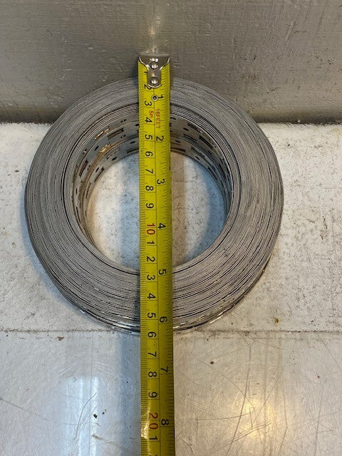 4.5 lbs of Make-A-Clamp Stainless Steel Hose Clamp 6" Dia. 3" Tall 13mm Thick