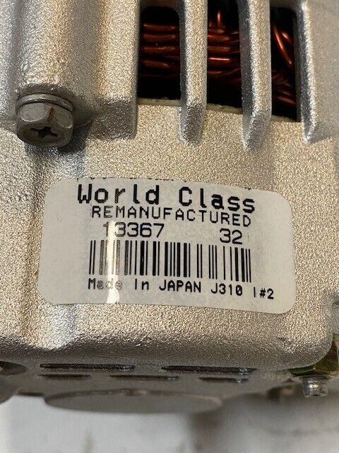 Duralast World Class Reman Alternator 13367, J310