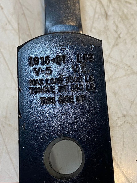 Trailer Hitch Ball Mount 1915-01, L08, V-5 Max Load 3500lb Tongue Wt 350lb