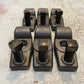 6 Quantity of Carbon Steel 940 Goose Neck Clamps w/ Square Bolts (6 Quantity)