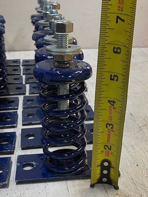 20 Lot of Free Standing Spring Mounts 6.5"x4.5"x2" Blue - (20 Quantity)