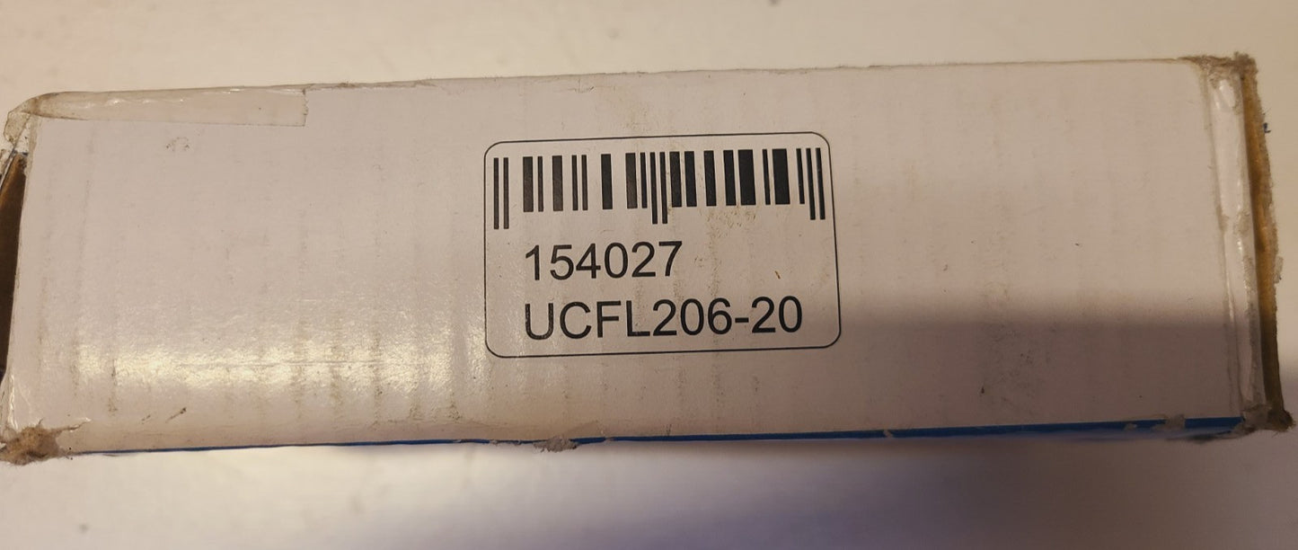 NBR Flange Mount Ball Bearing 154027 | UCFL206-20 | UC206-20 | FL206