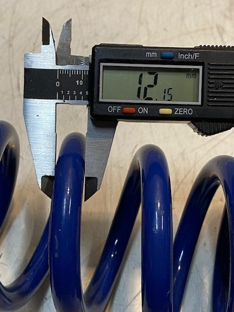 Blue Coil Spring 7-Springs 7-1/4" Tall 3-3/8" Wide