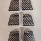 6 Quantity of Real Carbon Fiber Steering Wheel Button Cover 41x39x22mm (6 Qty)