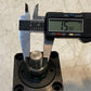 Hydraulic Block Cylinder 2-5/8" x 2-1/4" 16mm Thread 11mm Side Holes
