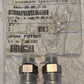 2 Quantity of Brennan Industries 6400-08-06-O-SS 3/8" Flare x 3/8" ORB Fittings