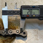 EK525 Standard Motorcycle Drive Roller Chain 63" Long