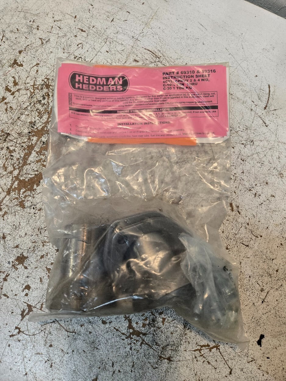 Hedman Hedders Header Reducer Kit 69310 | 69316 for Chevy