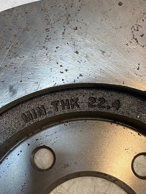 Brake Disc Rotor 3359B W-5 Min Thk 22.4 MW 42843R 63909 | 11" OD 5x115mm