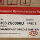 Kia Genuine Remanufactured Starter Assembly 36100-2G000RU Automotive Unit