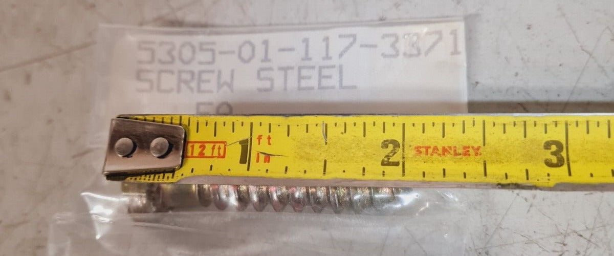 25 Qty. of Military Hex Screws Steel 5305-01-117-3371 (25 Qty)