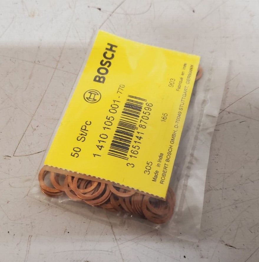 50 Qty. of Bosch Lower Diesel Delivery Valve Seals 1410105001 - 770 (50 Qty)