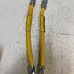 2 Qty of BrassCraft CSSB21-18 Yellow Stainless Steel Gas Connectors (2 Qty)