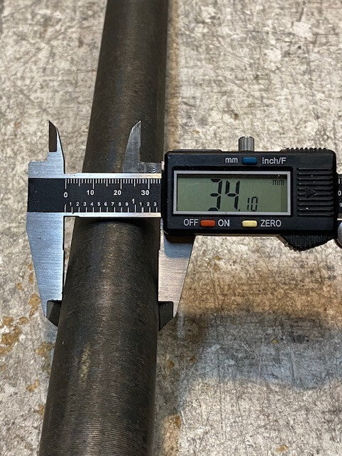 6-Lug Axle Shaft 6x115mm Bolt Pattern 34" Long 31-Spline 34mm Shaft Dia.