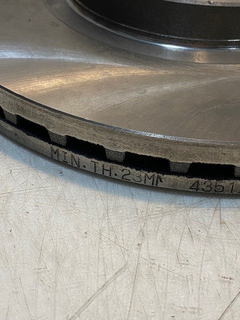 Vented Disc Brake Rotor 43512-20400 | 54mm Bore | 5x100mm | 10-7/8" Dia.